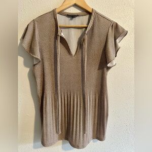 Taupe small blouse